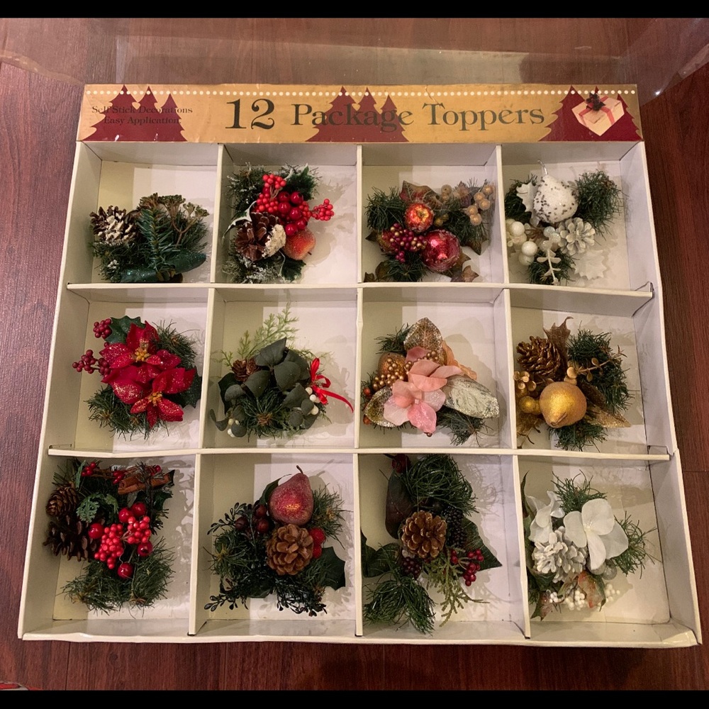 12 PACKAGE BEAUTIFUL TOPPERS